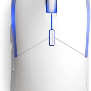 C3Tech Mouse MG-80WH Branco Gaming USB2.0 Gold com LED multicores DPI até 3200 Ergonômico