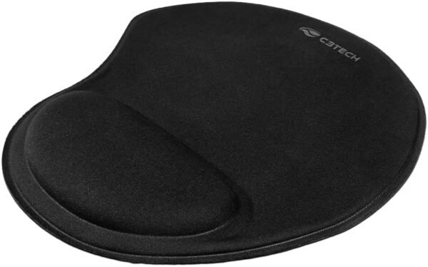 C3Tech Mouse Pad MP-50 Com Apoio Ergonomico e descanso do Pulso