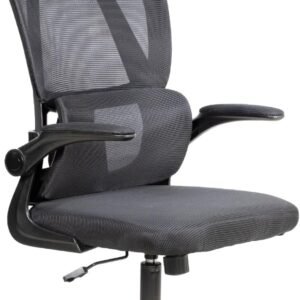 Cadeira De Escritório Ergonômica Giratória com Apoio de Braços 150kg 3D Plus (Preta)