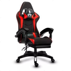 Cadeira Ergonomica Gamer Python Fly Conforto e Desempenho em Um Só Lugar (Vermelho)