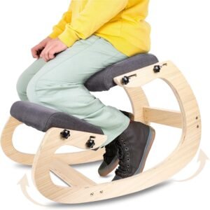 Cadeira Ergonomica de Joelho, Cadeira de Balanço Ajustável, Cadeira de Postura para Mesa