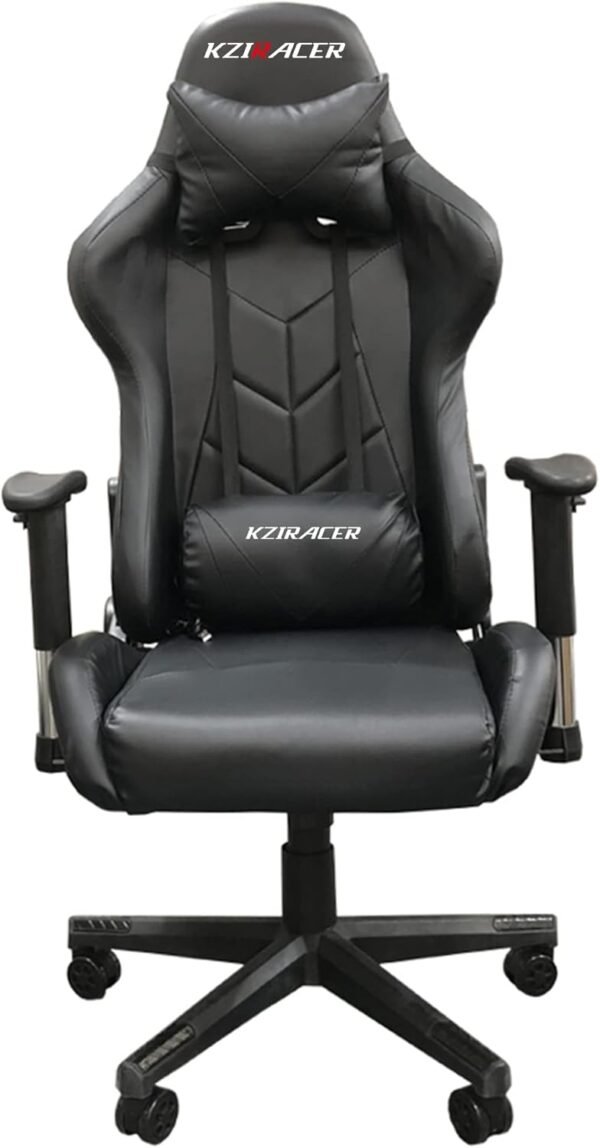 Cadeira Gamer Escritório Ergonômica Giratória Massageadora (Preta)