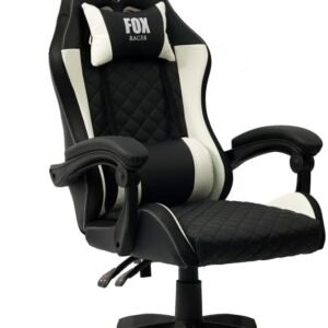 Cadeira Gamer Fox Vulpes, Com Ajuste, Reclinável, Com Almofadas, Até 110kg, Branco