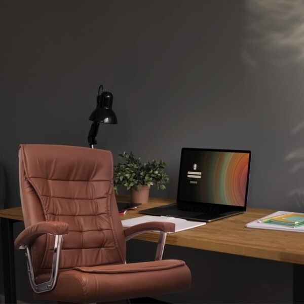 Cadeira de Escritório Ergonômica Presidente Big Boss – Couro Luxuoso e Conforto Absoluto! - Imagem 2