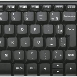 Combo Teclado e Mouse sem fio Logitech MK220 com Design Compacto, Conexão USB, Pilhas Inclusas e Layout ABNT2