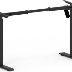 ESTRUTURA DE MESA COM AJUSTE DE ALTURA ELÉTRICA (COR PRETO)