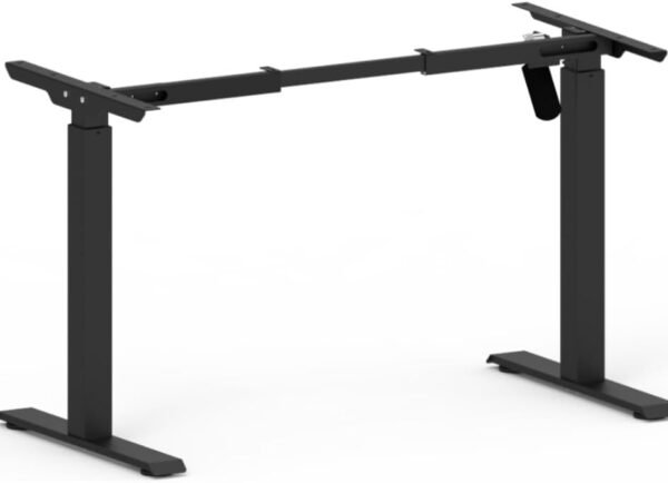 ESTRUTURA DE MESA COM AJUSTE DE ALTURA ELÉTRICA (COR PRETO)