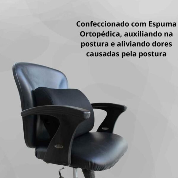 Encosto Lombar Suporte Apoio para Cadeira Gamer Escritório ajuste cervical assento Carro - Imagem 2