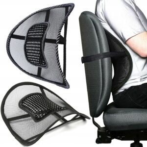 Encosto Suporte Lombar Apoio Conforto Lombar Alívio Da Dor Nas Costas Postura Correta Apoio Para Coluna Suporte Para Cadeiras De Escritório Encosto Premium PivaStore