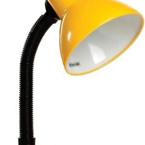 Kian - Luminária de Mesa Flex Base Amarela Base E27 Bivolt