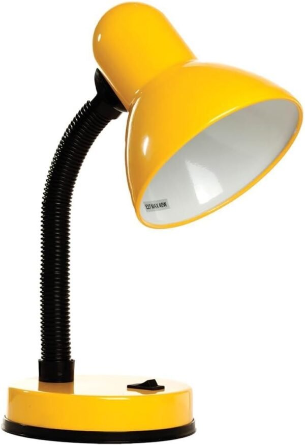 Kian - Luminária de Mesa Flex Base Amarela Base E27 Bivolt