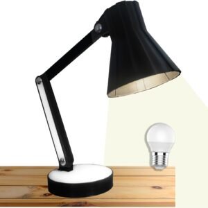 Luminária Articulada De Mesa Sala Quarto - Abajur Tipo Pixar Com Base
