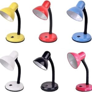 Luminária Mesa Abajur 35cm Articulada Flexível PT-06 Cor: Preto