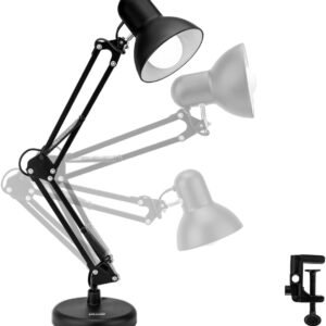 Luminária de Mesa Articulada Regulável Artiko Pixie Com Garra e Base