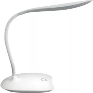 Luminária de Mesa Flexível Abajur Touch sem fio 3 níveis de Luz Design moderno Branca Equipado com 14 leds Dobrável Durável Resistente Recarregável Ajuste de 360 Graus Articulável USB