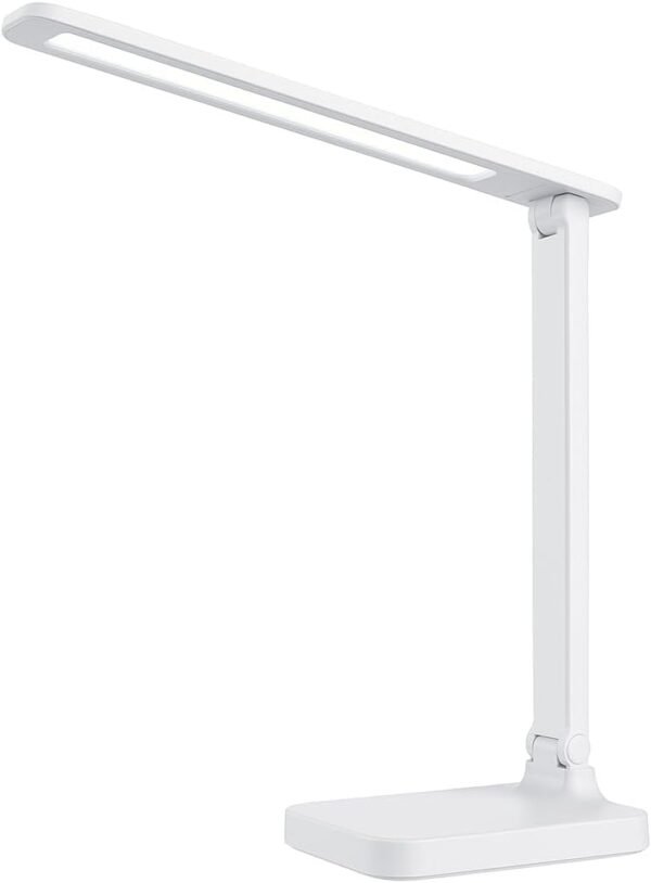 Luminária de Mesa Recarregável LED Touch com 3 Níveis de Iluminação Ajustável - Design Moderno e Portátil para Estudo, Trabalho e Leitura