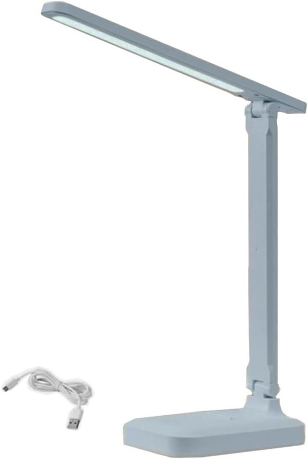 Luminária de Mesa Recarregável Led Touch Led 3 Níveis de Iluminação Ajustável Ideal para Trabalho, Leitura e Estudo – Loja Roccamare.