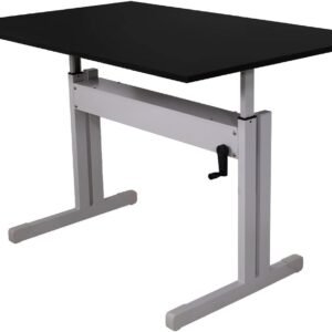 Mesa Ergonômica com Tampo Simples 120X80 Cinza - Wp Connect