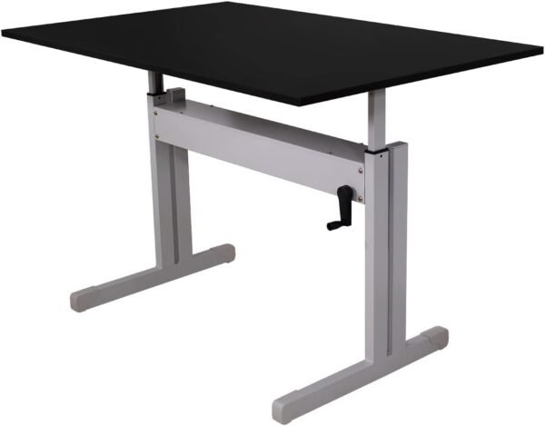 Mesa Ergonômica com Tampo Simples 120X80 Cinza - Wp Connect