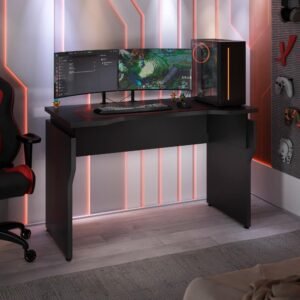 Mesa Gamer Escrivaninha 2.0 com Formato Anatômico e Regulagem de Altura