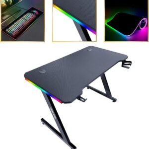 Mesa Gamer Escrivaninha Iluminação Rgb