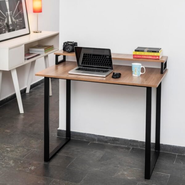 Mesa Home Office 73cm x 100cm x 60cm - Cor Mel - Imagem 2