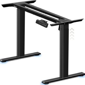 Mesa Regulagem Altura, Mesa Eletrica Ajustavel, Sem área de Trabalho, 47.5*(96~130)*(69~115) cm