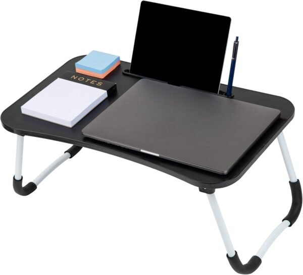 Mesa para Notebook Portátil Dobrável - Perfeita para Cama e Sofá, Compacta e Resistente, Mesa Notebook Cama para Home Office e Estudo, Estudo Leve com Pés Antiderrapantes