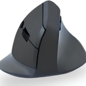 Mouse Ergonômico Vertical sem Fio, Bluetooth 5.2 e 2.4G Modo Duplo, DPI Ajustável 800-1600, Preto