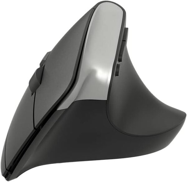 Mouse Sem Fio Ergonomico Vertical Clique Silencioso 1600dpi Preto Multi (Multilaser) - MO384 - Imagem 2