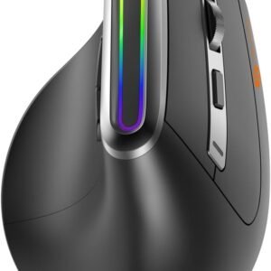 Mouse Vertical Ergonômico Sem Fio 6 Botões Wireless D-m3
