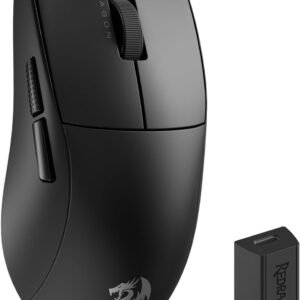Mouse com fio Redragon King 4K Pro (USB, cabo 1,8 m, 4K, 16.000 DPI, 7 botões, iluminação RGB, ergonômico)