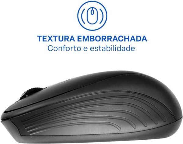 Mouse sem Fio MS350 Ergonômico e Compacto Com Conexão USB Multi - MO212 - Imagem 2