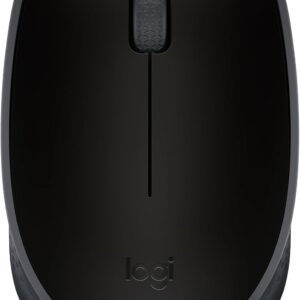 Mouse sem fio Logitech M170 com Design Ambidestro Compacto, Conexão USB e Pilha Inclusa - Preto