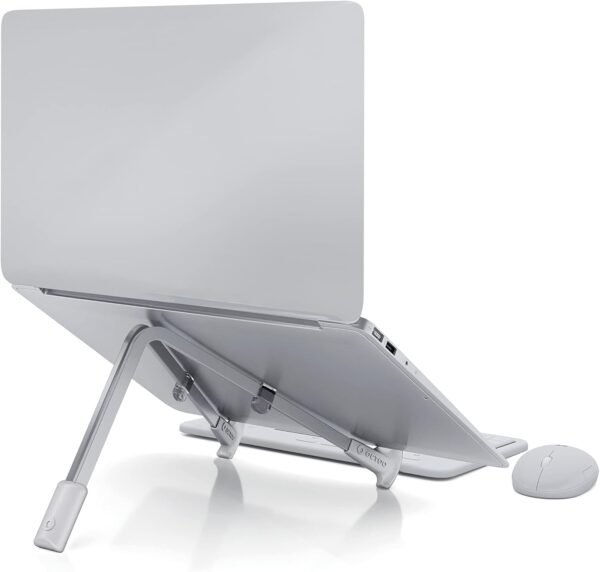 OCTOO, LiteStand Note - Suporte para Notebook, Ice Silver