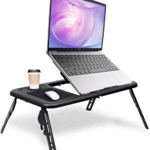 Reamty Suporte para Notebook, Mesa Dobrável para Laptop com Ventilador Silencioso