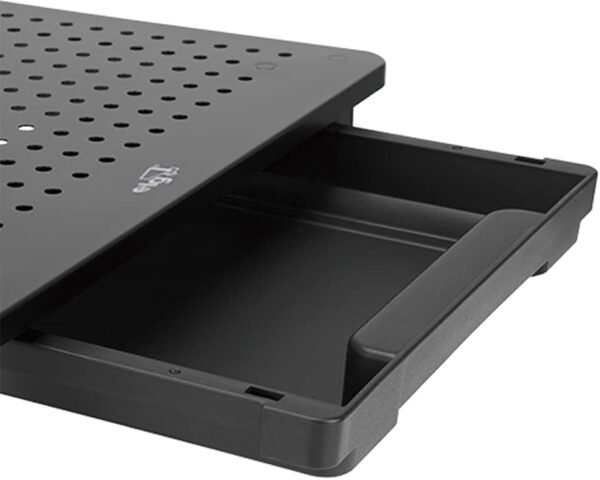 Suporte Organizador de Mesa Para Monitor/Notebook com Ajuste de Altura e Gaveta - SM087 ELG - Imagem 2