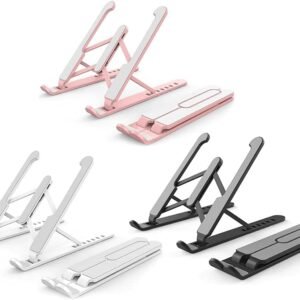 Suporte P/Notebook - Regulável, Ergonômico e Portátil (PRETO)