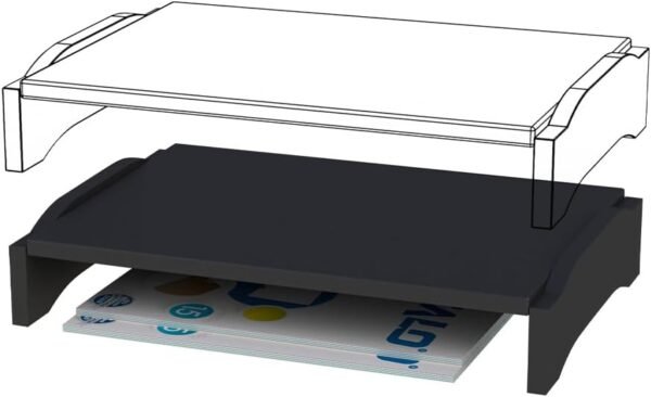 Suporte para Monitor Simples Preto STALO, 35.4x24x6.5 - Imagem 2