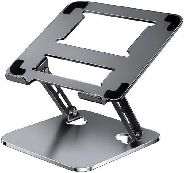 Suporte para Notebook Aluminio Articulado até 17 Polegadas Apoio para Tablet Ajustável Dobrável Laptop Estável Ergonômico Metal Portátil Mesa Resistente