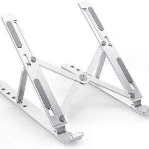 Suporte para Notebook Portátil em Metal Dobrável Ergonômico