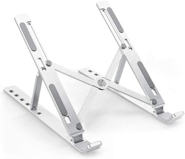 Suporte para Notebook Portátil em Metal Dobrável Ergonômico