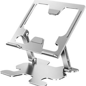 Suporte para Notebook e Tablet com Base Giratória 360° Dobrável e Ajustável,Apoio Notebook,Base de Apoio para Laptop Ergonomico Compatível com MacBook Air/Pro, Lenovo,Dell