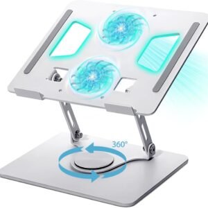 Suporte para Notebook e Tablet de Mesa Com Rotação - Base e Apoio para Notebook