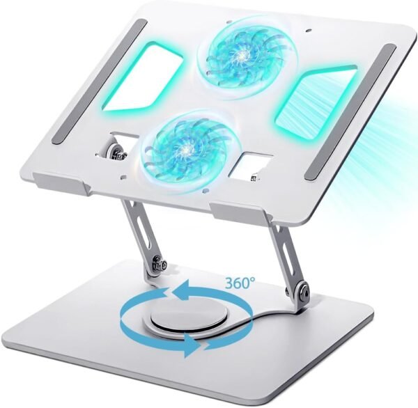 Suporte para Notebook e Tablet de Mesa Com Rotação - Base e Apoio para Notebook