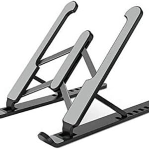 Suporte para Notebook ou Tablet Ajustável, Base Ergonômica para Mesa, Dobrável, Home Office