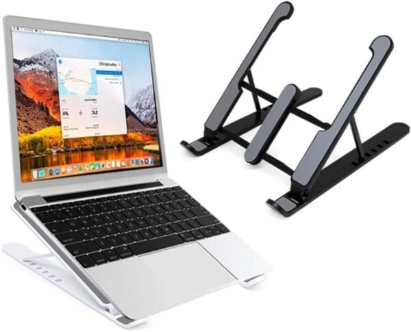 Suporte para Notebook ou Tablet Ajustável, Base Ergonômica para Mesa, Dobrável, Home Office - Imagem 2