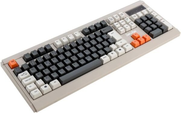 Teclado ABNT2 de Membrana com Fio Design Retrô Cabos e Plugs (A) - Imagem 2