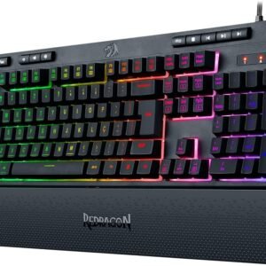 Teclado Gamer Redragon Shiva, c/Cabo 1,80m, RGB, USB2.0, ABNT2, Preto - K512RGB