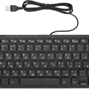 Teclado russo, teclados de computador, design ergonômico, mini teclado mecânico ultrafino com 78 teclas para computadores portáteis (russo)